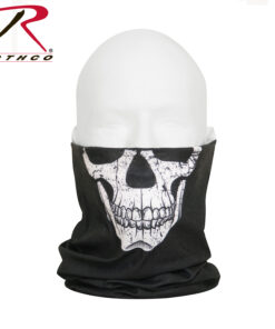 Rothco Multi-Use Neck Gaiter and Face Covering Tactical Wrap - Skull Print