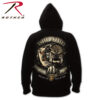 Black Ink U.S.M.C. Bulldog Hooded Pullover Sweatshirt