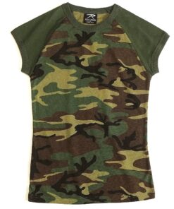 Rothco Short Sleeve Camo Raglan T-Shirt