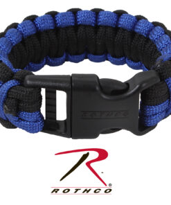 Rothco Deluxe Thin Blue Line Paracord Bracelet
